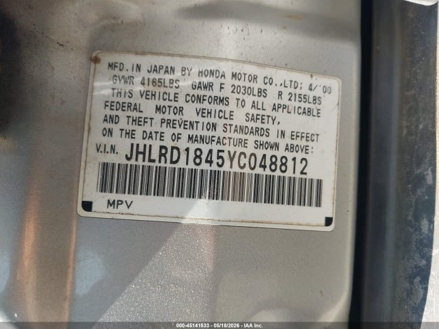 Honda CR-V Lx