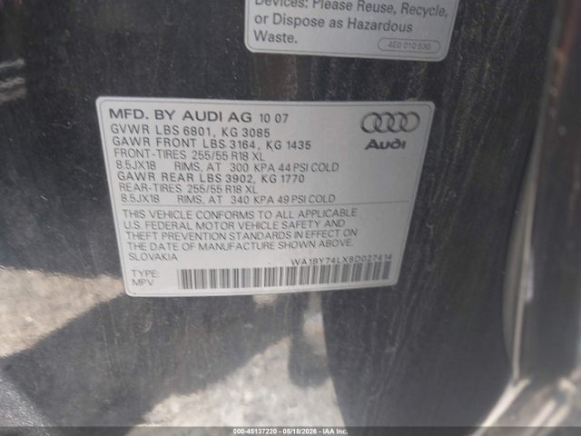 Audi Q7 3.6 Premium