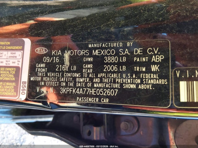 Kia Forte Lx