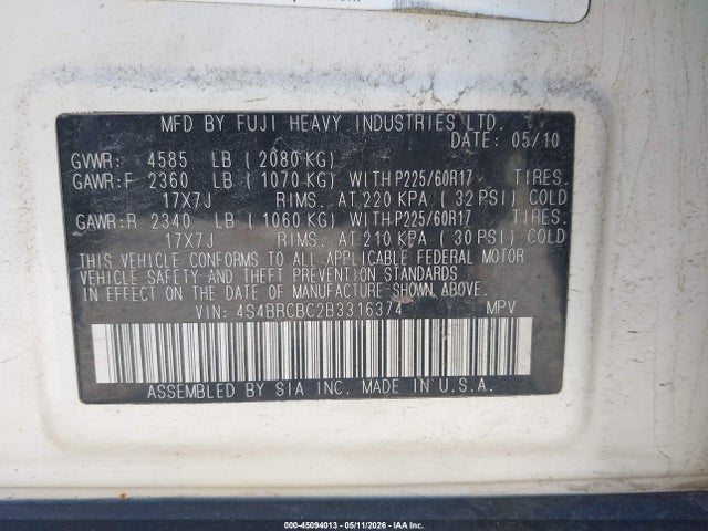 Subaru Outback 2.5i Premium