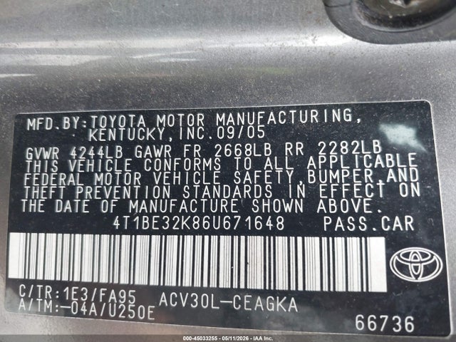 Toyota Camry Xle