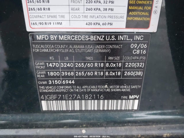 Mercedes-Benz G-Class 4matic
