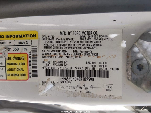 Ford Fusion Se