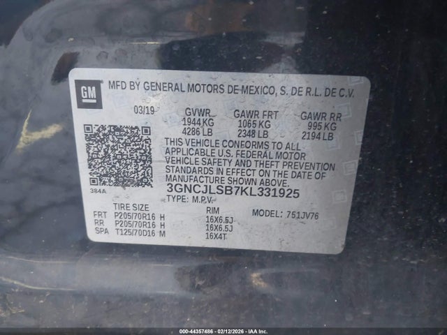 Chevrolet Trax Lt