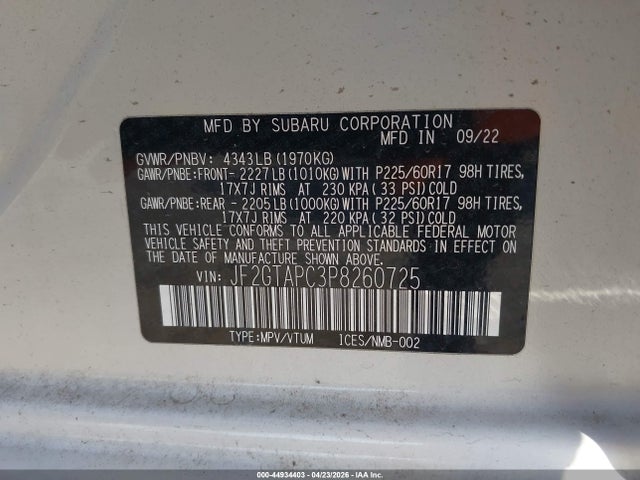Subaru Crosstrek Premium
