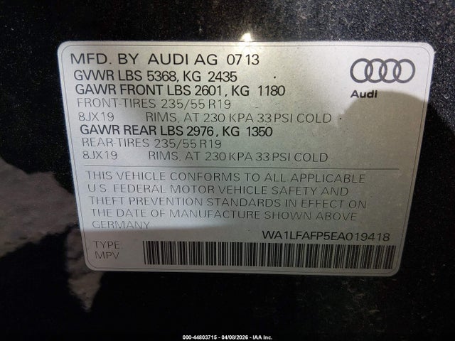 Audi Q5 2.0t Premium