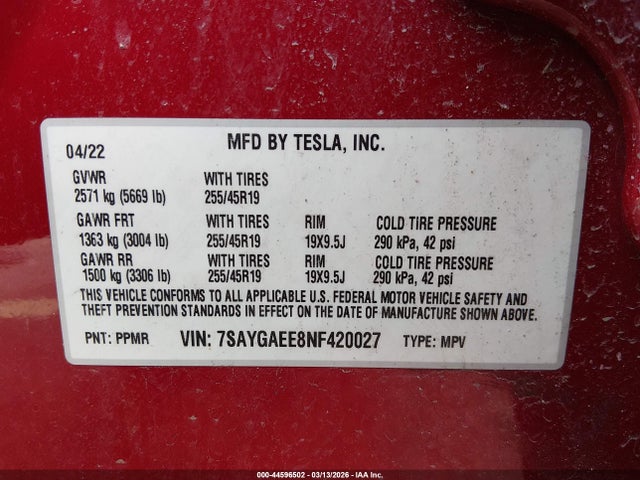 Tesla Model Y Long Range Dual Motor All-wheel Drive