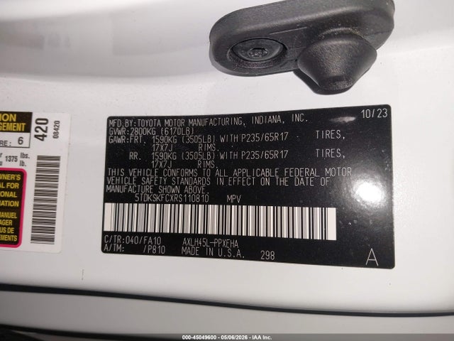Toyota Sienna Le