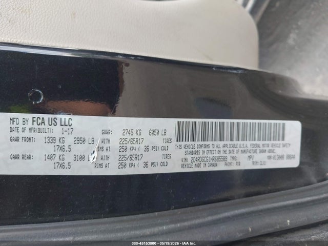 Dodge Grand Caravan Sxt