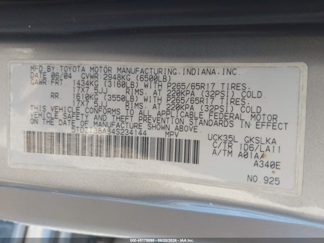 Toyota Sequoia Limited V8