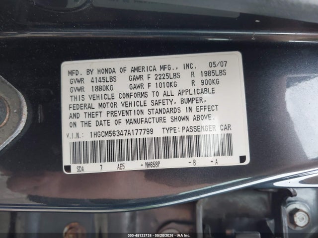 Honda Accord 2.4 Se
