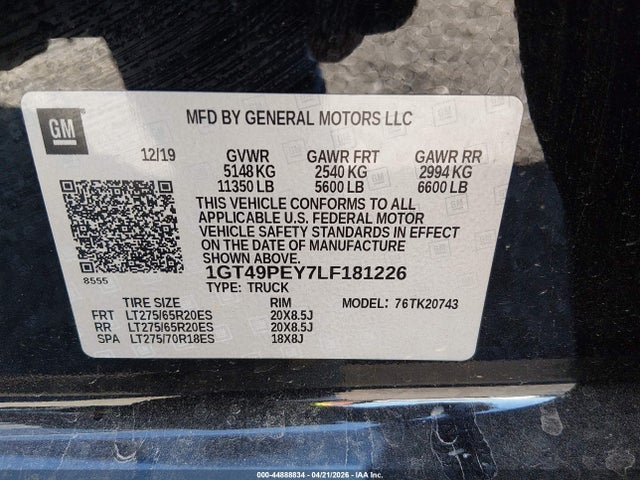 General Motors Sierra 2500HD 4wd  Standard Bed At4