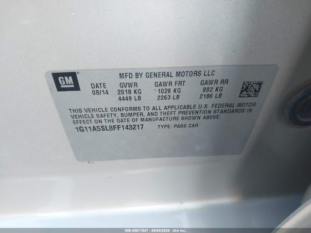 Chevrolet Malibu 1fl