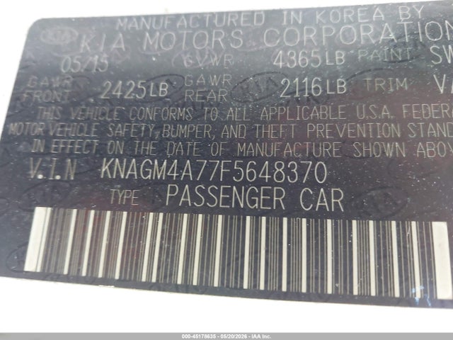 Kia Optima Lx