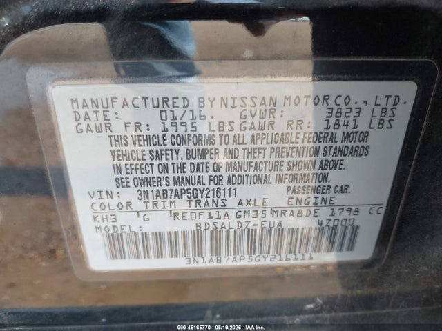 Nissan Sentra Sv