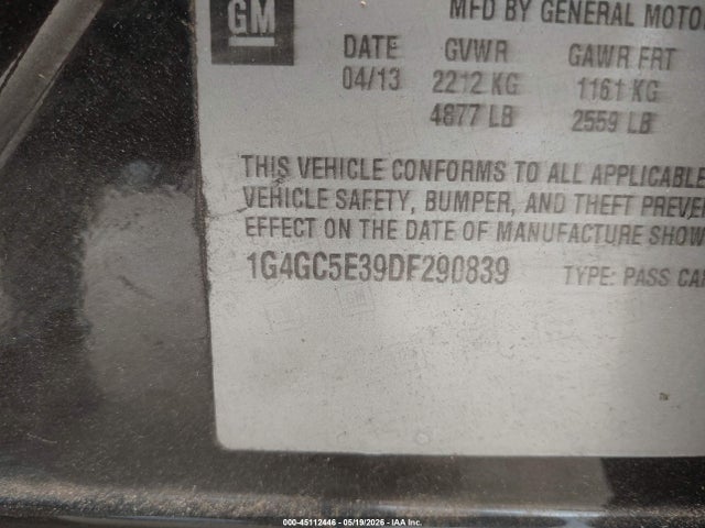 Buick LaCrosse Leather Group