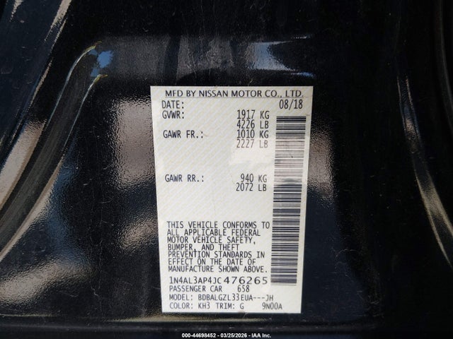 Nissan Altima 2.5 S
