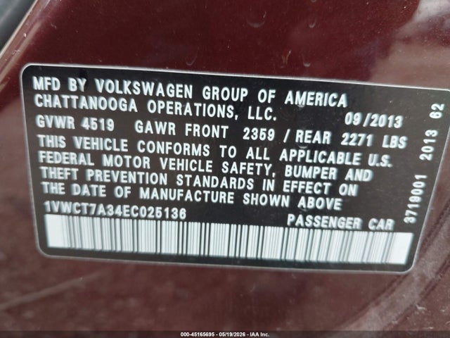 Volkswagen Passat 1.8t Sel Premium
