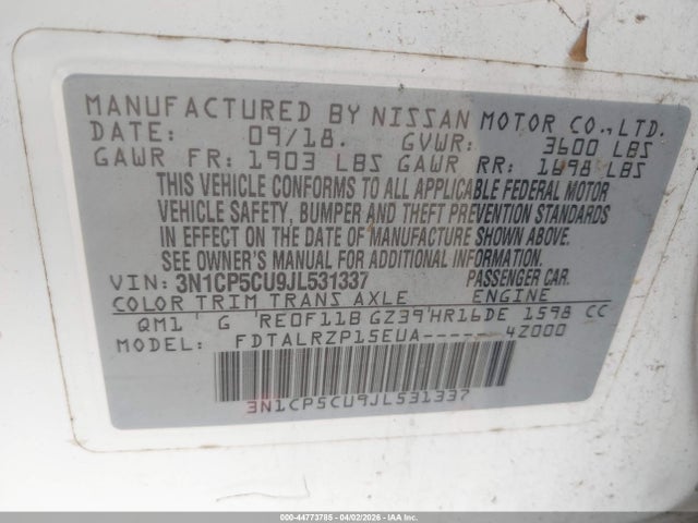 Nissan Kicks S