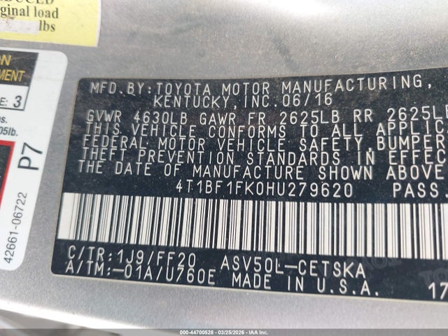 Toyota Camry Se
