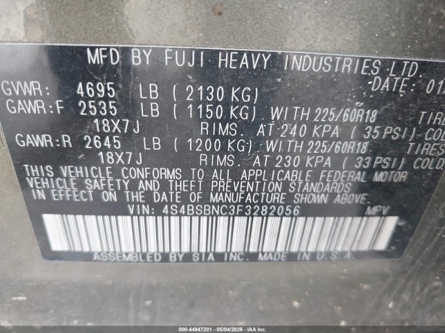 Subaru Outback 2.5i Limited