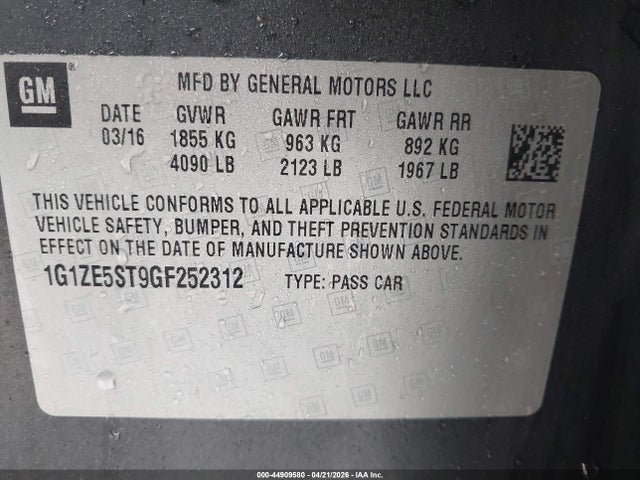 Chevrolet Malibu 1lt