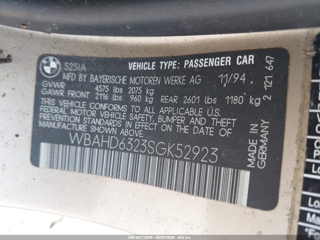 BMW 5 Series I Automatic