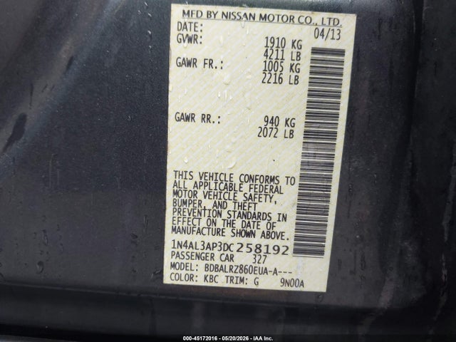 Nissan Altima 2.5 S