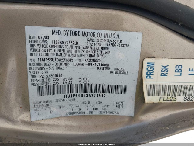 Ford Taurus Ses