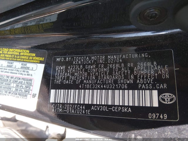 Toyota Camry Se