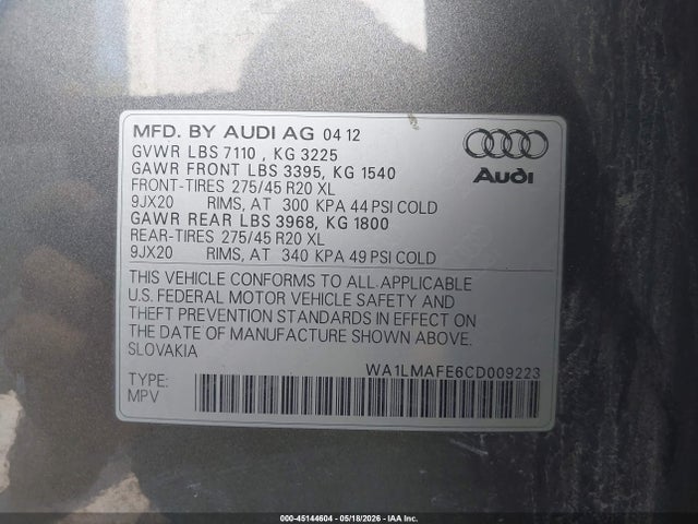 Audi Q7 3.0 Tdi Premium
