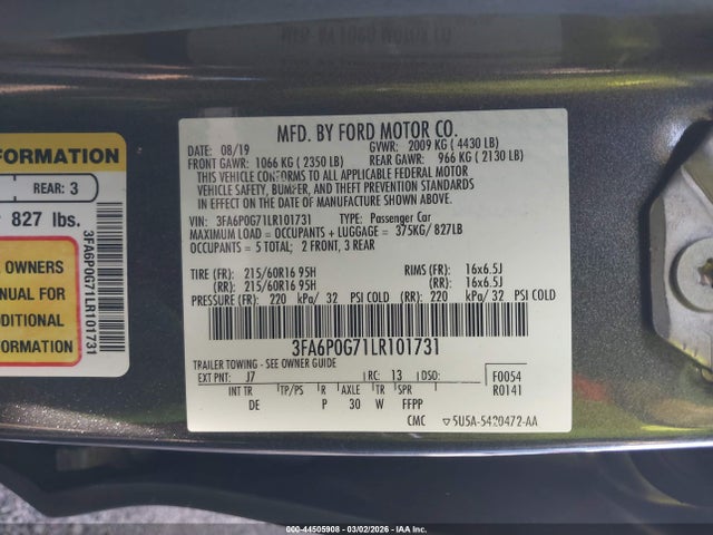 Ford Fusion S