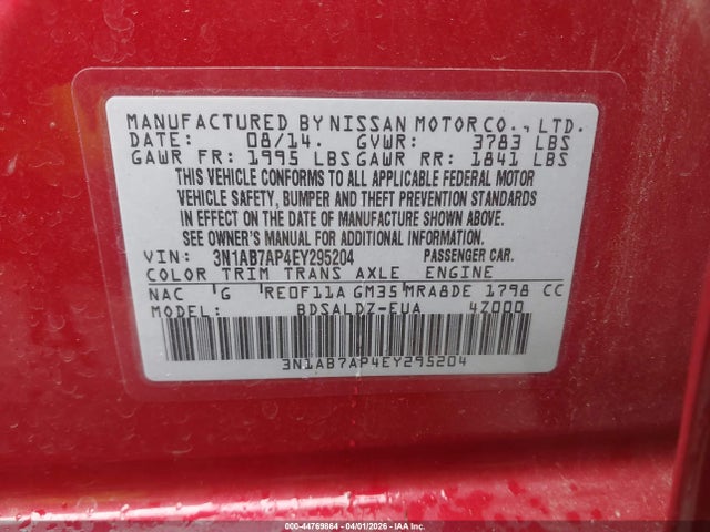 Nissan Sentra Sv