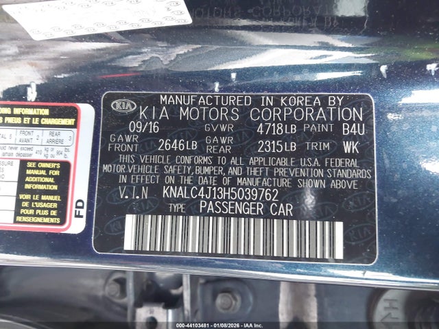 Kia Cadenza Premium