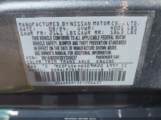 Nissan Sentra Sr