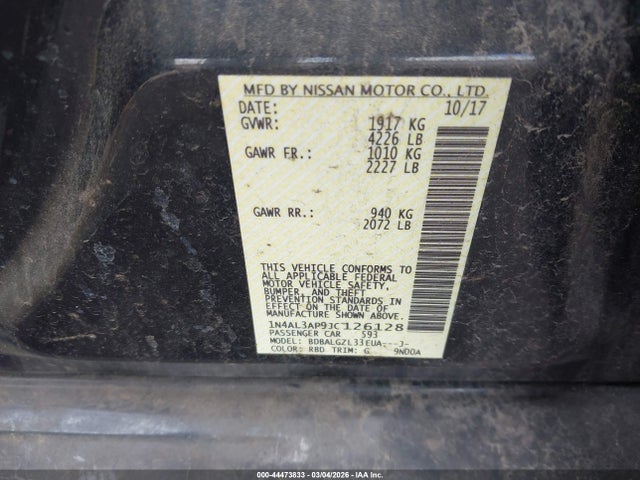 Nissan Altima 2.5 S