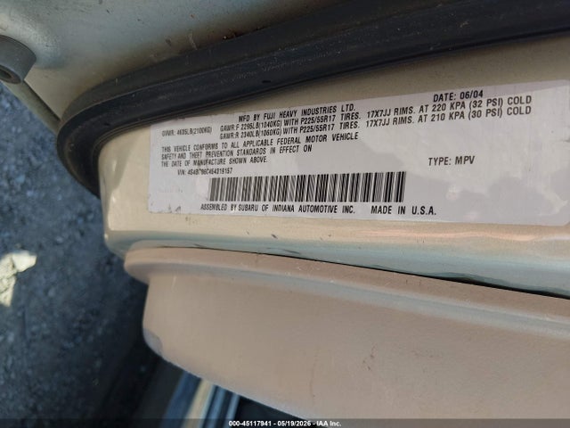 Subaru Outback 3.0r L.l. Bean Edition