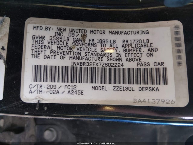 Toyota Corolla S