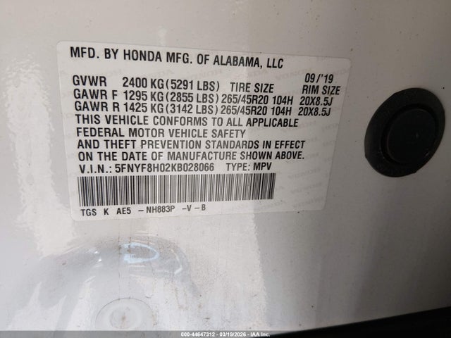 Honda Passport Elite