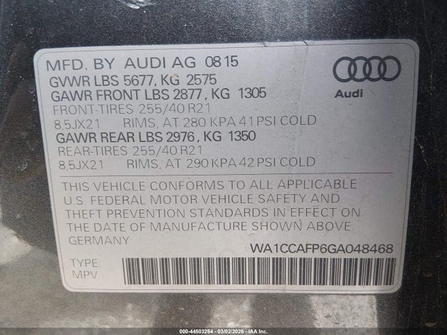 Audi Sq 3.0t Premium Plus