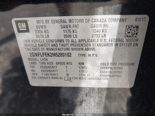 Chevrolet Equinox Lt