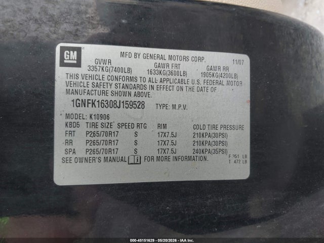 Chevrolet Suburban 1500 Lt