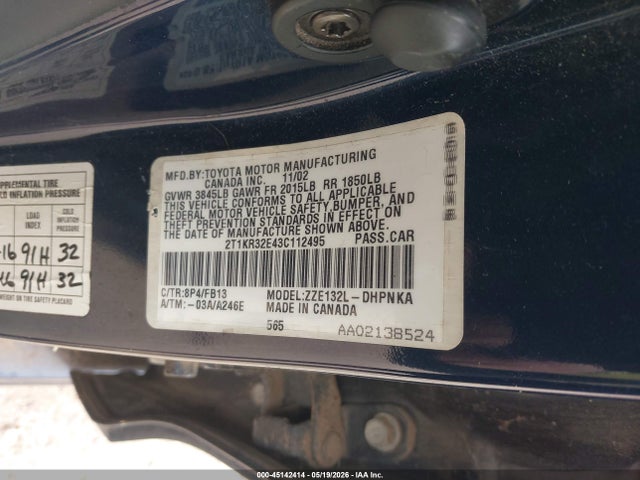 Toyota Matrix Xr
