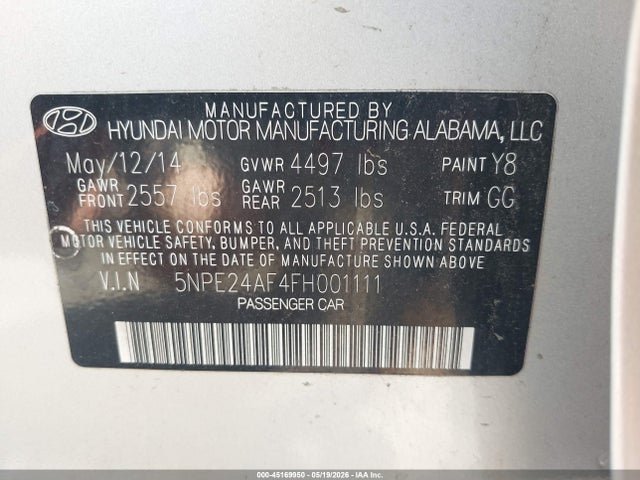 Hyundai SONATA Se
