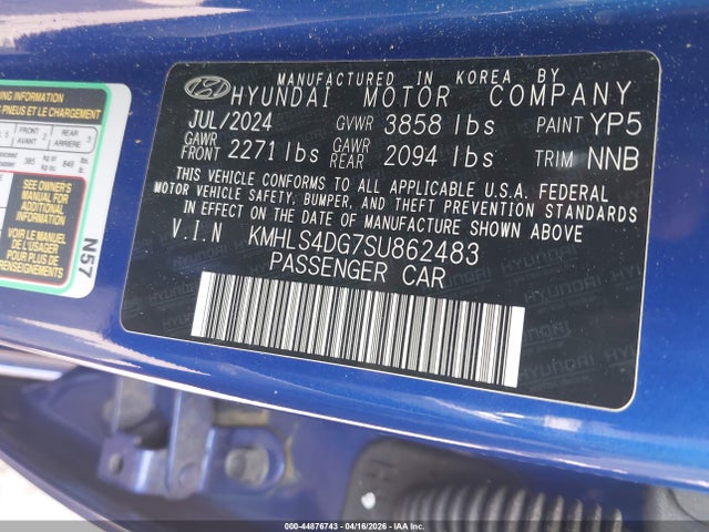 Hyundai ELANTRA Sel Convenience
