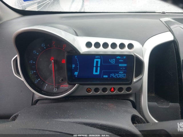 Chevrolet Sonic Rs Manual
