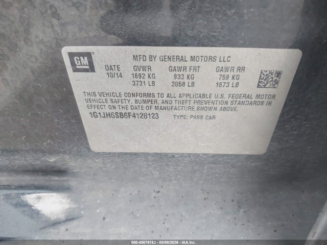 Chevrolet Sonic Rs Manual