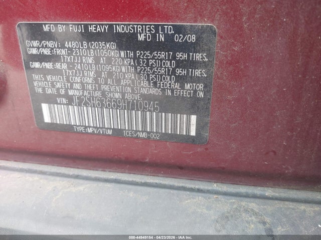 Subaru Forester 2.5x