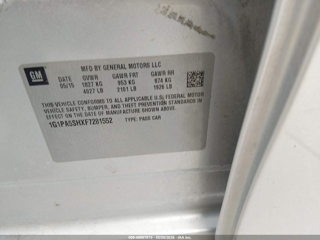 Chevrolet Cruze Ls Auto