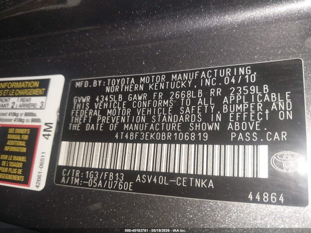 Toyota Camry Le